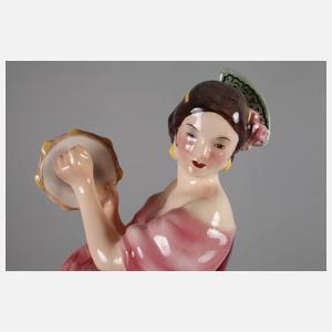 Goldscheider Wien Spanische Tänzerin