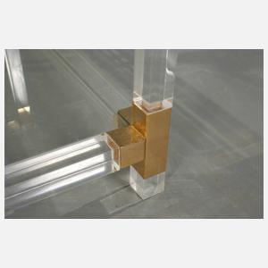 Kleiner Kaffeetisch Plexiglas