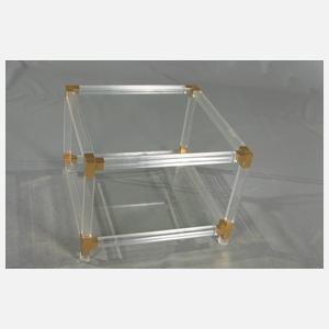 Kleiner Kaffeetisch Plexiglas