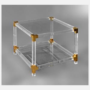 Kleiner Kaffeetisch Plexiglas