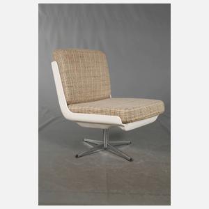 Vier Drehsessel DDR-Design