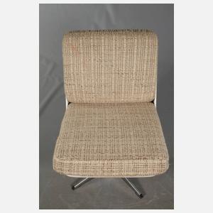 Vier Drehsessel DDR-Design