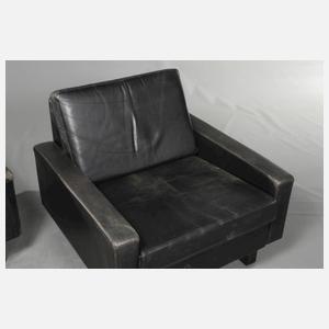 Paar Ledersessel "Conseta"