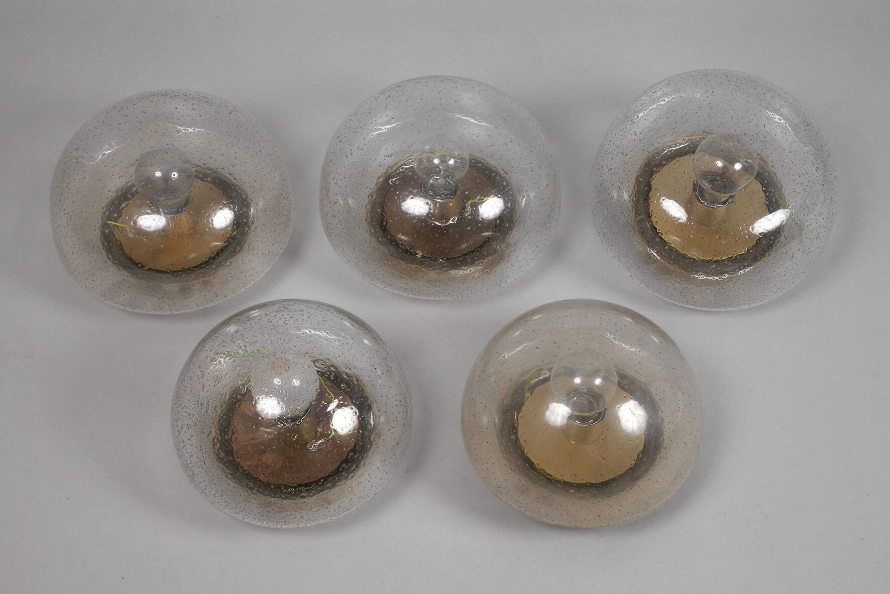 Fünf Deckenlampen Design