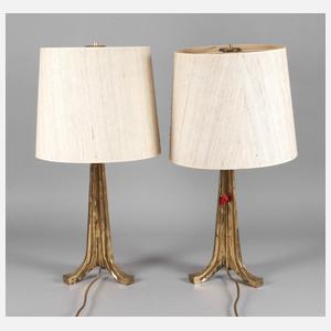 Paar Tischlampen