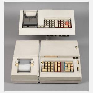 Zwei Rechenmaschinen Olivetti