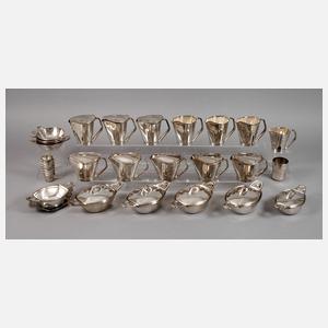 Wilhelm Wagenfeld Konvolut Hotelsilber