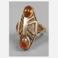 Damenring mit Citrincabochons111