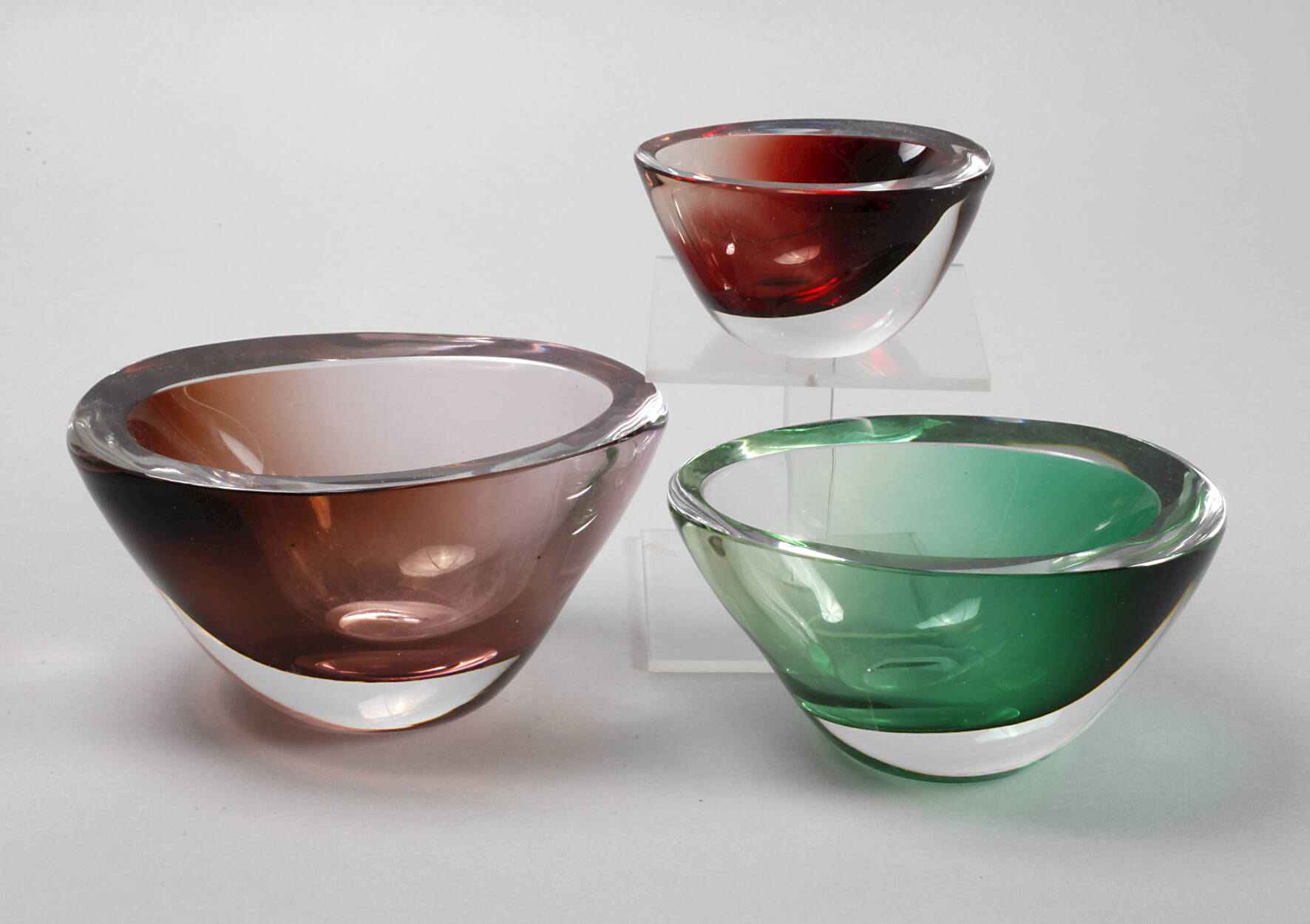 Kosta Boda drei Schalen