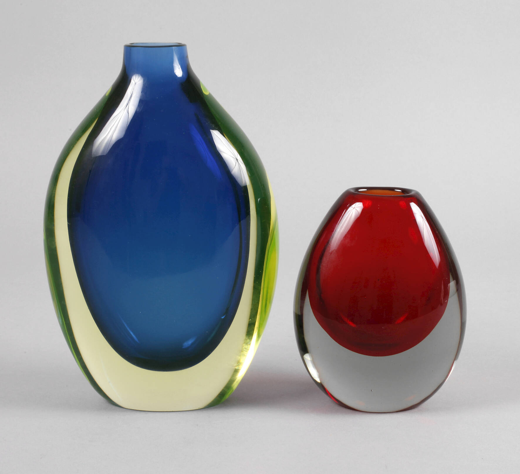 Zwei Vasen Vetreria Gino Cenedese