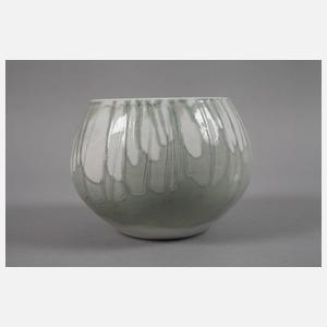 Meissen Unikat-Vase mit Laufglasur