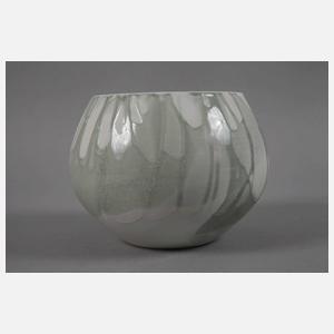 Meissen Unikat-Vase mit Laufglasur