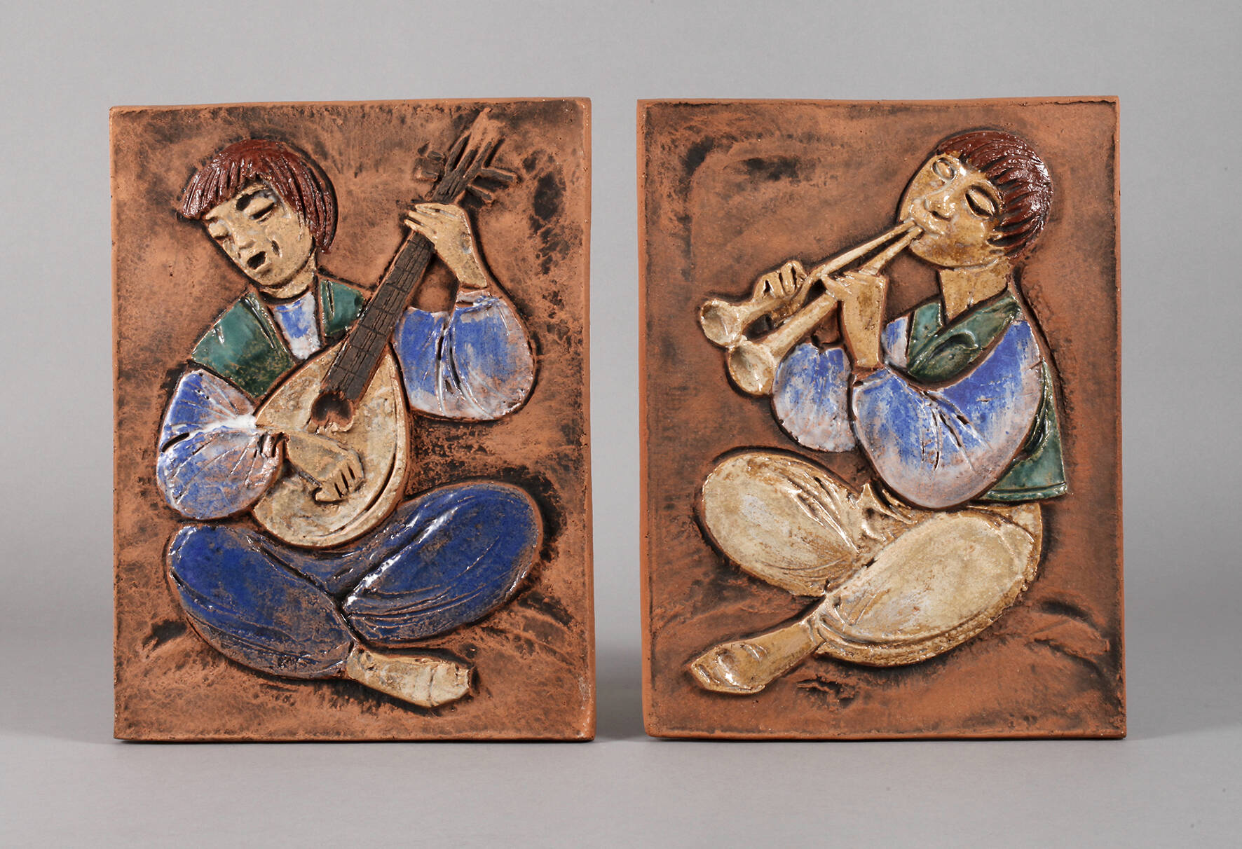 Karlsruhe Paar Wandplatten