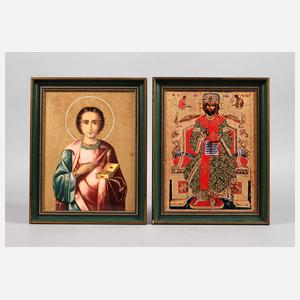 Heinrich Selb Paar Ikonen