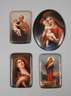 Vier religiöse Bildplatten