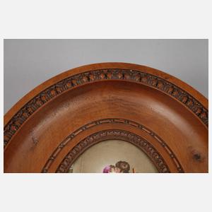 Porzellanbild mit Liebespaar