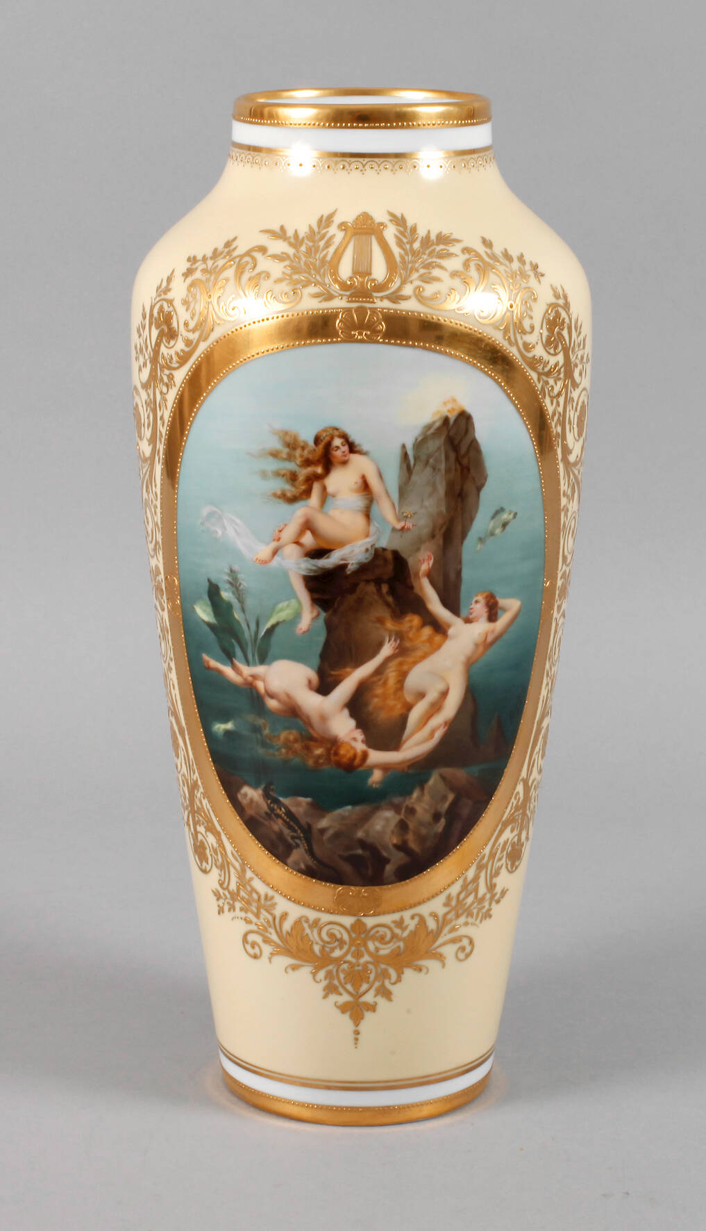 Große Prunkvase "Rheintöchter"