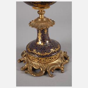 Frankreich große Prunkvase mit Montur