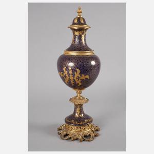 Frankreich große Prunkvase mit Montur