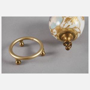 KPM Berlin Osterei-Flakon mit Schlossansicht