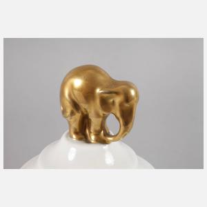 Dürrbeck & Ruckdäschel Deckeldose mit Elefant