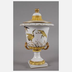 Fraureuth Pokaldeckelvase