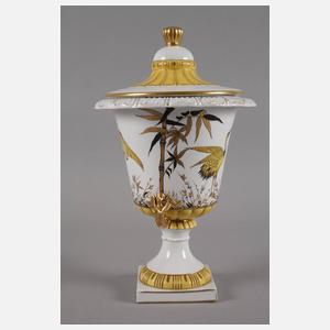 Fraureuth Pokaldeckelvase