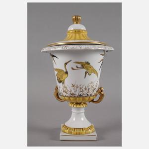 Fraureuth Pokaldeckelvase