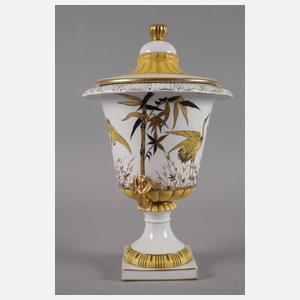 Fraureuth Pokaldeckelvase