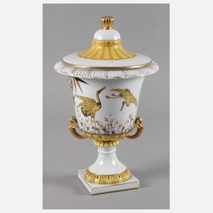 Fraureuth Pokaldeckelvase