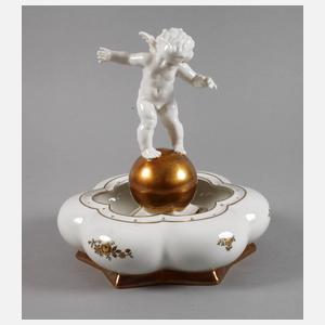 Hutschenreuther Blumensteckschale mit Putto