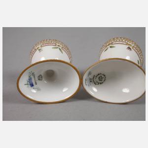 Royal Copenhagen Paar Eierbecher "Flora Danica"