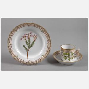 Royal Copenhagen Mokkagedeck "Flora Danica"