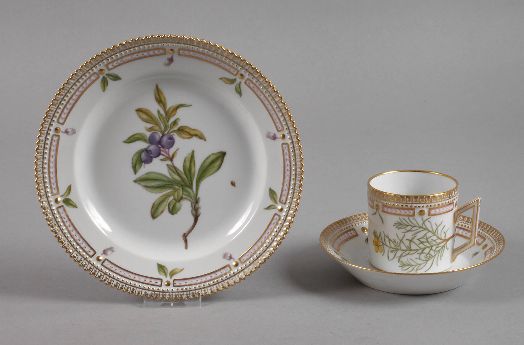 Royal Copenhagen Kaffeegedeck "Flora Danica"