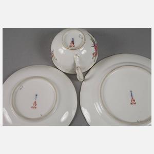 KPM Berlin Teegedeck "Blumen mit Insekten"