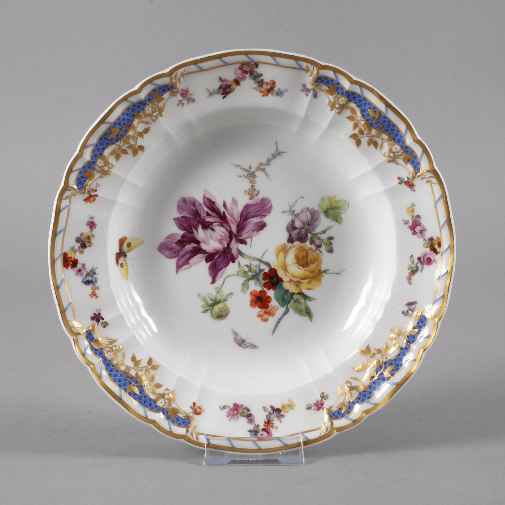 KPM Suppenteller "Breslauer Stadtschloss"