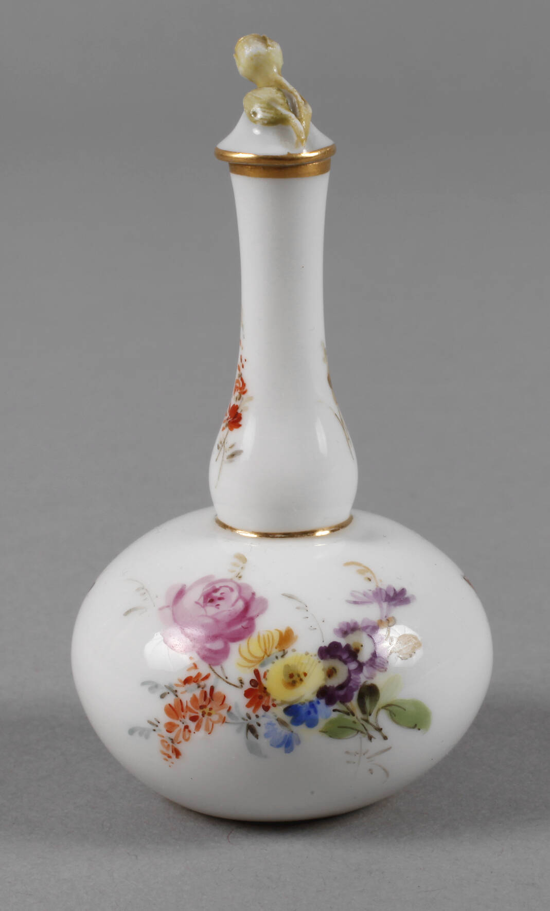 Meissen Parfumflakon "Blumen mit Insekten"