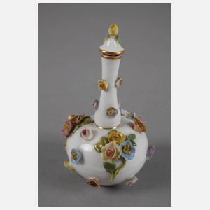 Meissen Parfumflakon mit Blütenbesatz