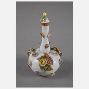 Meissen Parfumflakon mit Blütenbesatz
