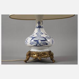 Meissen Tischlampe "Zwiebelmuster"