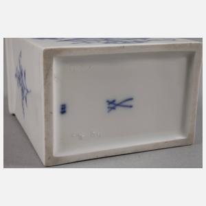 Meissen Teedose mit Zwiebelmuster