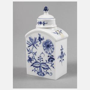 Meissen Teedose mit Zwiebelmuster