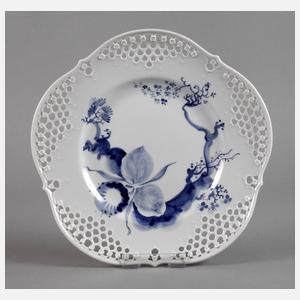 Meissen Teller "Orchidee auf Ast"