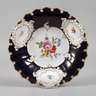 Meissen Prunkschale mit blauem Fond