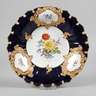 Meissen Prunkschale mit blauem Fond