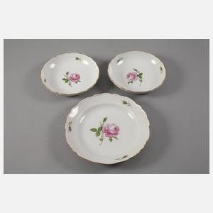 Meissen Speiseservice "Rote Rose"