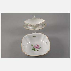 Meissen Speiseservice "Rote Rose"