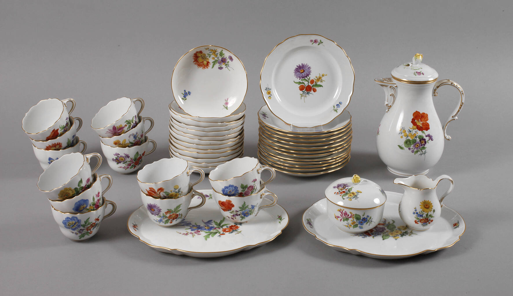 Meissen Kaffeeservice "Blume 3"