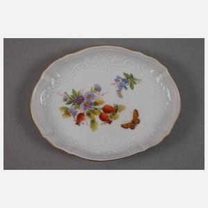 Meissen Konvolut mit Blumenmalerei