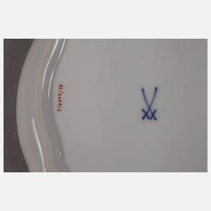 Meissen Konvolut mit Blumenmalerei